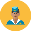 Air Hostess 1 Icon from Kameleon Colors Set