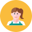 Cashier Woman Icon from Kameleon Colors Set