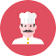 Chef 1 Icon from Kameleon Colors Set