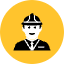 Construction Worker 1 Icon from Kameleon Pop Set