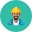 Construction Worker 2 Icon from Kameleon Colors Set