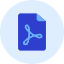 Acrobat File 2 Icon from Kameleon Duo Set