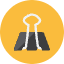 Binder Clip Icon from Kameleon Colors Set