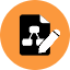 Mind Map Paper Icon from Kameleon Pop Set