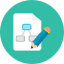Mind Map Paper Icon from Kameleon Colors Set