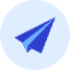 Paper Plane Icon from Kameleon Duo Set