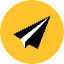 Paper Plane Icon from Kameleon Pop Set