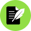 Quill Paper Icon from Kameleon Pop Set