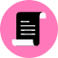 Script Paper Icon from Kameleon Pop Set