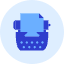 Typewriter Icon from Kameleon Duo Set