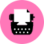Typewriter Icon from Kameleon Pop Set