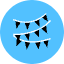 Party Flag Icon from Kameleon Pop Set