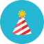Party Hat Icon from Kameleon Colors Set