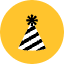 Party Hat Icon from Kameleon Pop Set