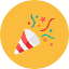 Party Poppers Icon from Kameleon Colors Set