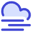 Fog Cloud Icon from Core Duo Set