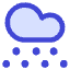 Snow Cloud Icon from Core Duo Set