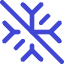 Snow Flake Cross Icon from Core Duo Set