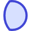 Waxing Gibbous Moon Icon from Core Duo Set