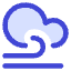 Wind Cloud Icon from Core Duo Set