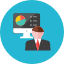Analyst Icon from Kameleon Colors Set