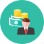 Financial Advisor Icon from Kameleon Colors Set