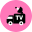 Broadcasting Truck Icon from Kameleon Pop Set