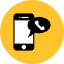 Smartphone Call Icon from Kameleon Pop Set