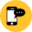 Smartphone Message Icon from Kameleon Pop Set