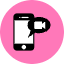 Smartphone Video Icon from Kameleon Pop Set