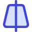 Edit Trapezoid Vertical Icon from Core Duo Set