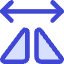 Mirror Horizontally Icon from Core Duo Set
