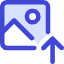 Upload Upscale Image Icon from Core Duo Set