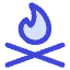 Campfire Icon from Core Duo Set