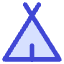 Camping Tent Icon from Core Duo Set