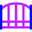 Closed Gate Icon from Core Neon Set