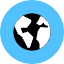 Globe Icon from Kameleon Pop Set
