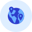 Globe Pin Icon from Kameleon Duo Set