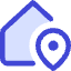 Location Home Icon from Core Duo Set