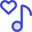 Favorite Heart Playlist Icon from Core Duo Set