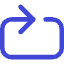 Loop Media Icon from Core Duo Set