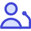 Presentation Speaker Speech Icon from Core Duo Set