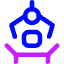 Manufacturing Packing Robot Arm Icon from Core Neon Set