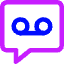 Recording Tape Bubble Square Icon from Core Neon Set
