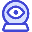 Fortune Telling Sphere Icon from Core Duo Set