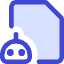 Ai File Robot Icon from Core Duo Set