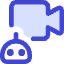 Ai Generate Video Camera Robot Icon from Core Duo Set