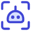 Ai Scanner Robot Icon from Core Duo Set