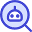 Ai Upscale Robot Icon from Core Duo Set