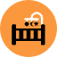 Baby Bed Icon from Kameleon Pop Set